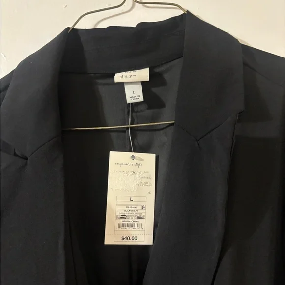 a new day Black Jumpsuit - Picture 2 of 2